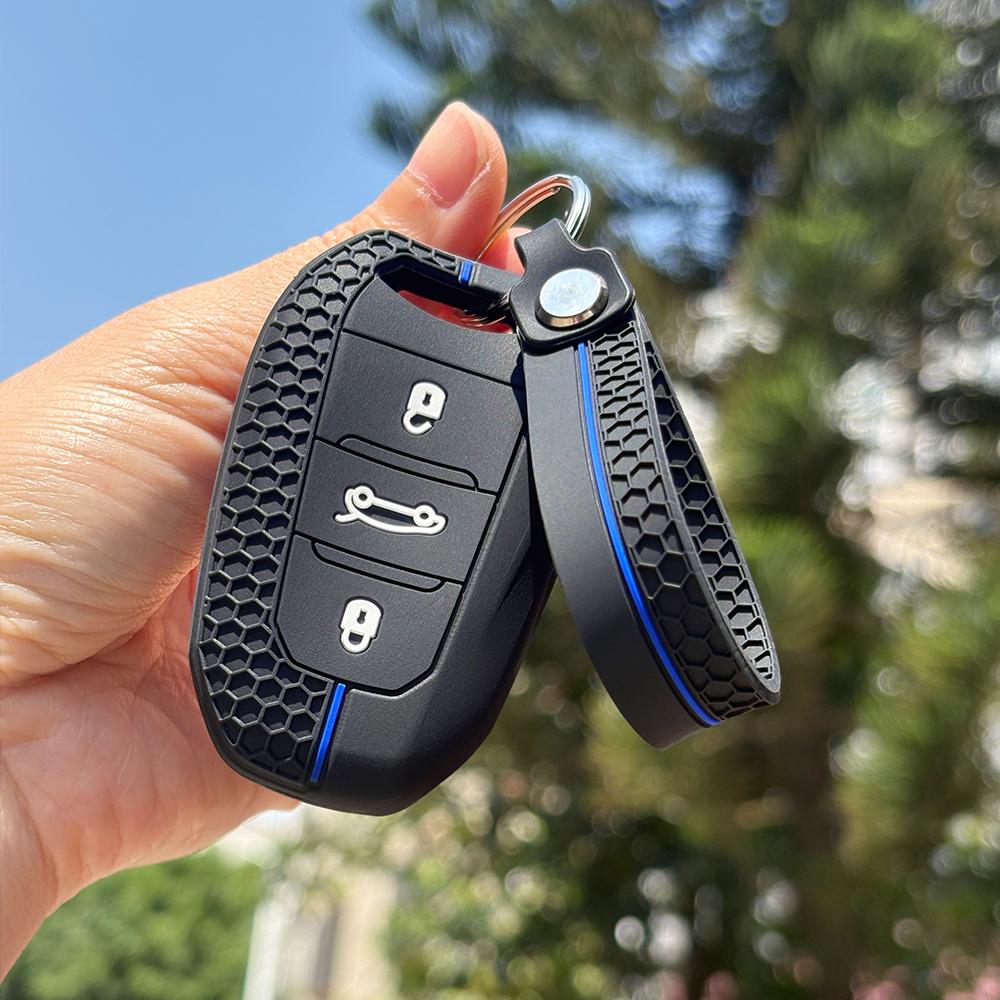 Protection For Citroen C3 C5 X7 C4 C2 C8 For Peugeot 208 2008 508 408 308 3008 207 407 307 206 Rifter Key Holder Caps Opel Mokka