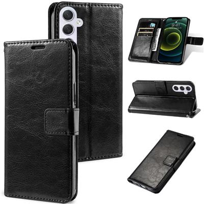 Étui en cuir à rabat rétro pour Samsung Galaxy A55 A35 A25 A15 A05 A05S A54 A34 A24 A14 A04S A73 A53 A33 A52 A13 A12 A22 A03S A04 J4 J6 Prime Wallet Cover