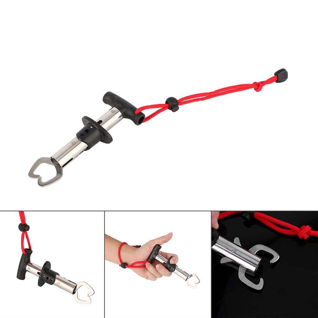 Stainless Steel Portable Fishing Gripper Gear Grabber Fish Grip Scale Lip Grip pliers Trigger