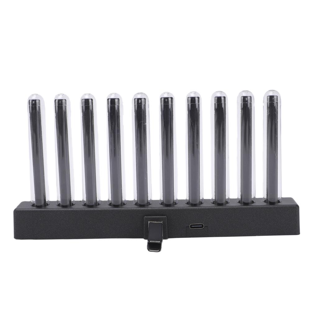 RGB Sound Pickup Light 10 LED Light Tubes 250 Pixels Dynamic Audio Visualizer Adjustable Colorful Rhythm Light Bar