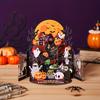 Handmade Halloween 3D Greeting Card, Party Invitation Letter, No Assembly Required, Suitable for Halloween Decoration