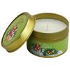 Christmas Edition Scented Candle Tin Set with Dried Flowers - Eight Soy Wax Essential Oil Candles