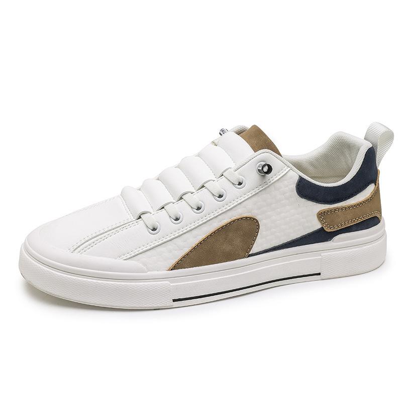 European Station Leather Fashion Men'S Shoes Trendy Brand Driving Little White Shoes Versatile Platform British Trend Casual Board Shoes Men