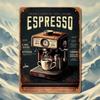 Metal Poster Vintage Coffee Decor Kitchen Wall Art Gift