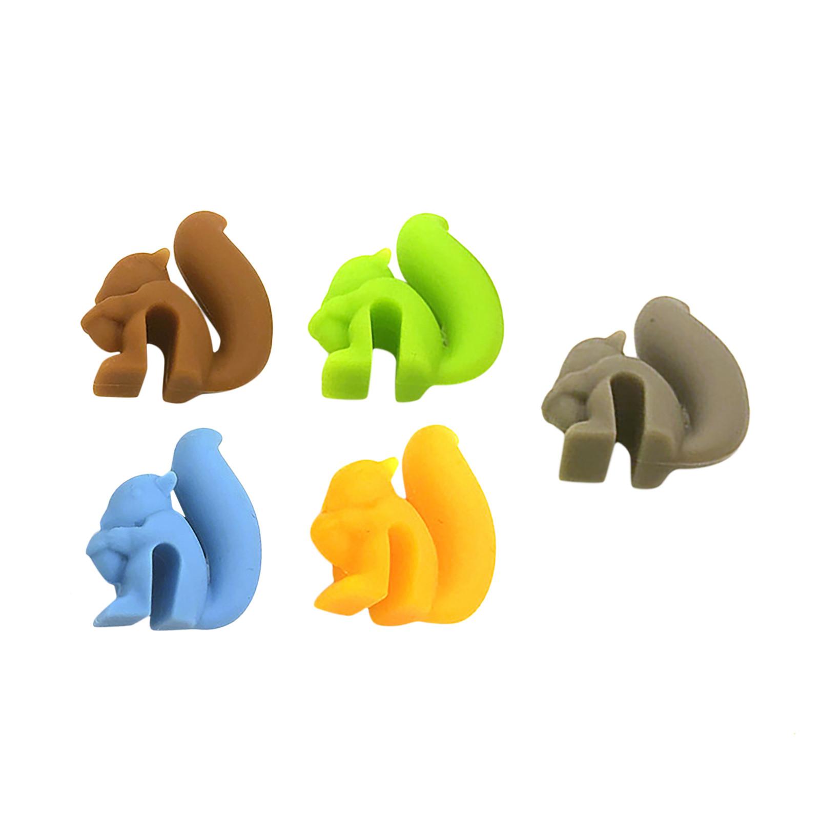 

5 шт./компл., чайный пакетик с белками, подвесной держатель для чашки, силиконовый маркер для чашки, кухонный гаджет