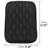 Car Armrest Pad Center Console Box Cushion Cover Mat PU Leather Waterproof Trim