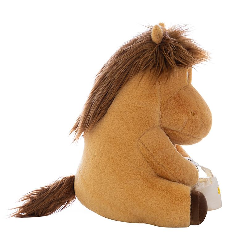 Cartoon Plush Toy Horse Farm Animal Horse Doll Mascot Rich Doll Toys