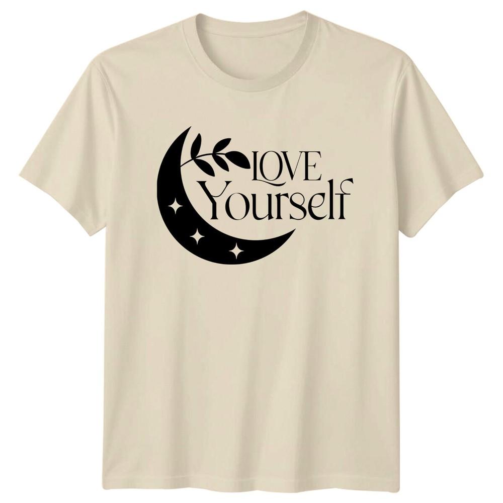 Love Yourself Moon Stars Boho Nature TShirt