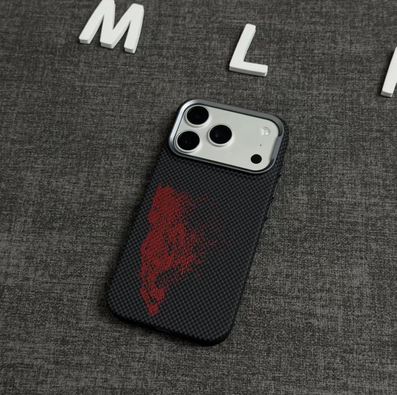 iPhone 17 Pro Max Kevlar Feel Magnetic Case, Ultra-thin PC Protective Cover for Apple 17 PROMAX