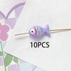 10pcs Handmade Craft Mini Fish Beads Cartoon Jewelry Making Material  Bracelet Making Kit