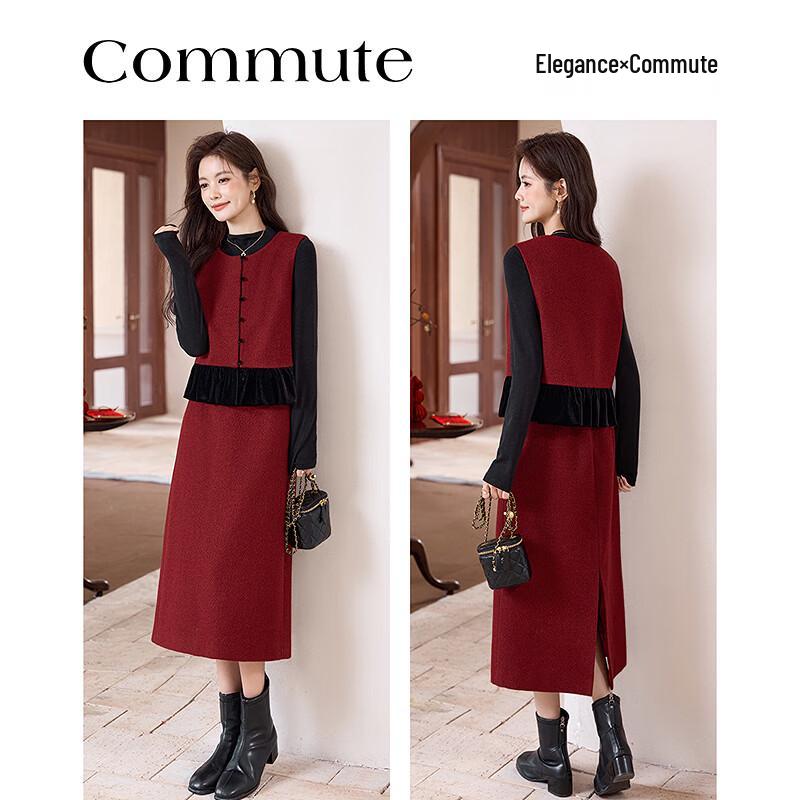 Si Shui Nian Hua 25 Winter Petite Women's Velvet Hem Set