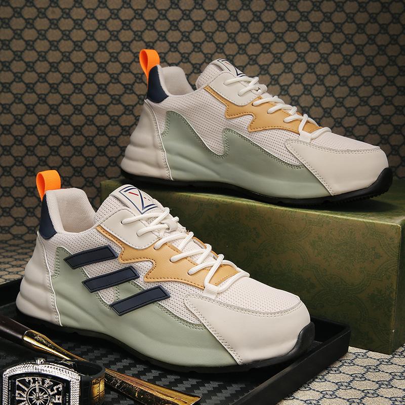 Men's shoes summer new mesh breathable dad shoes fashion bag sole shoes sports casual shoes