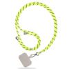 Universal Mobile Phone Neck Rope Adjustable Metal Snap Buckle Anti-lost Holder Lanyard with Adhesive Card Outdoor Travel Hiking