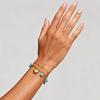 Double Layer Stackable Titanium Steel Bracelet Premium Natural Stone Tarnish Free 18K Gold Stainless Steel Jewelry