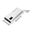 22,5W 1260110 Batterijhoes Snel Opladen LED Digitale Powerbank Doe-het-zelf Kit 20000mAh USB Type C Batterijhouder