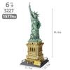 City Architecture Building Blocks Colosseum Taj Mahal Fallingwater Villa New York MOC Creative Model Bricks Adult Toys Gifts