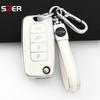 Fashion Tpu Key Case Cover For Jeep Renegade Compass     4 Buttons Remote Fob Protection Folding Keychain Holder