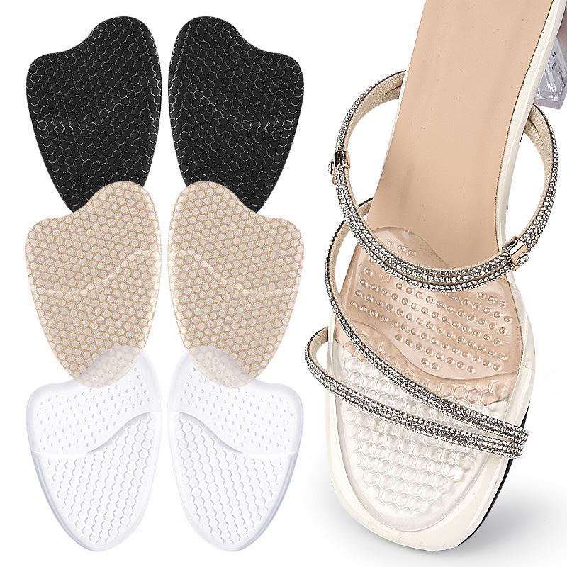 EL Rebound Soft Anti-Slip Forefoot Sole, Honeycomb G Particles, Shock-Absorbing Half-Size Pad for High Heels