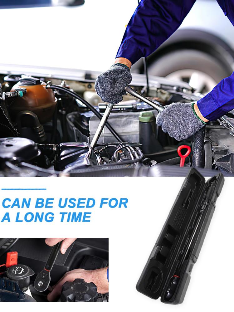 3-230 N.m Torque Wrench 1/4 1/2 3/8 Inch Square Drive Torque Wrench Adjustable Ratchet Head Professional Bicycle Automotive Tool