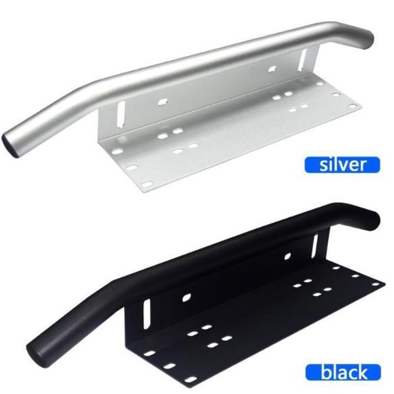 1Pcs Universal Log Light Mount Bracket Stainless Steel Off Road Led Light Bar Frame Holder Front Bumper License Plate Suv Lamp H