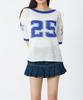 ANDTHEOTHER Pleated Denim Mini Skirt Blue