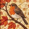 Japanese Textile Art Sets DIY Fabric Kit, Handmade No-Sew Mosaic Wall Craft with Artistic Projects Frame, Beginner Friendly Cute Animals Layered