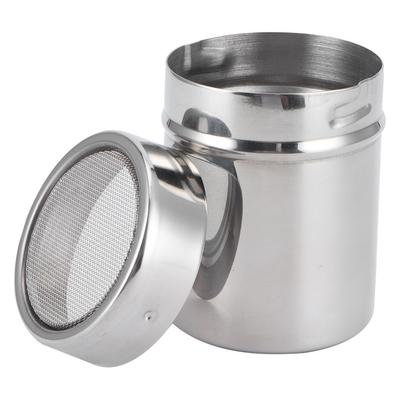 Edelstahl Kaffeepulverstreuer Kakaopulverstreuer Küchenutensilien 0,5 mm Lochdurchmesser