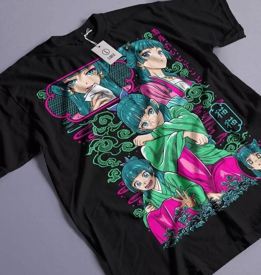 Maomao The Apothecary Diaries Essential T-shirt Anime Black Shirt All Size