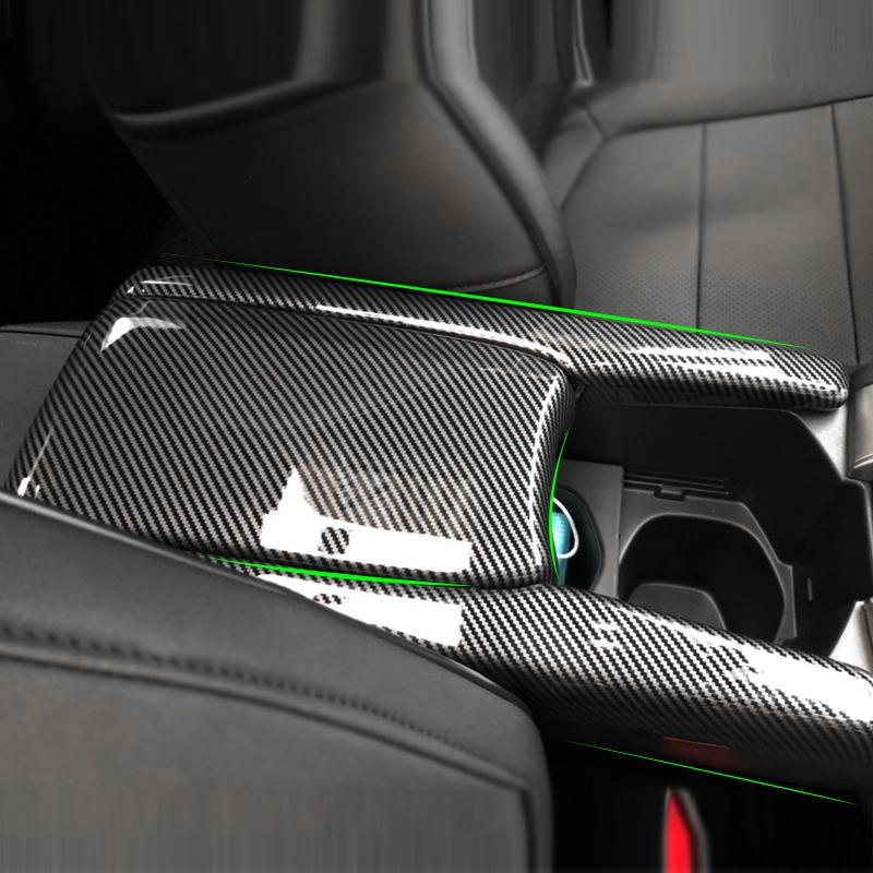 

For Honda Civic 10th 2016 2017 2018 Armrest Box Protective Cover Carbon Fiber Style Central Armrest Decorative Modification