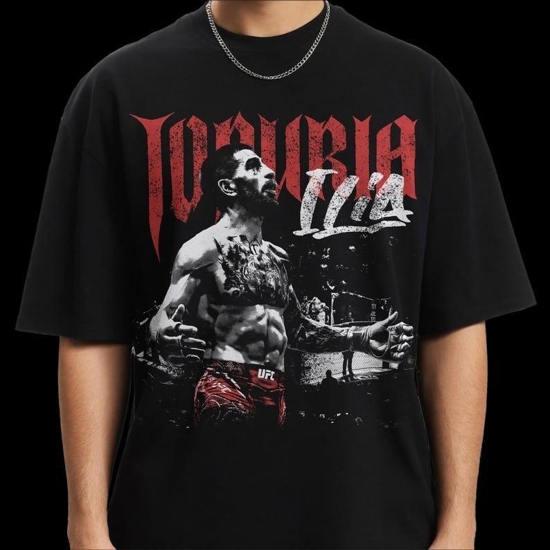 

НОВИНКА! Футболка UFC 317 Ілія Топурія Ель Матадор Бій биків, Найкращий подарунок для фанатів 2025 L