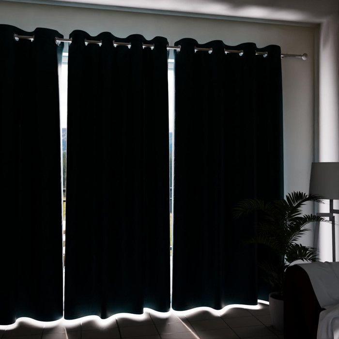 Rideau occultant à oeillets 135x250 cm TROPIC, par Soleil d'Ocre