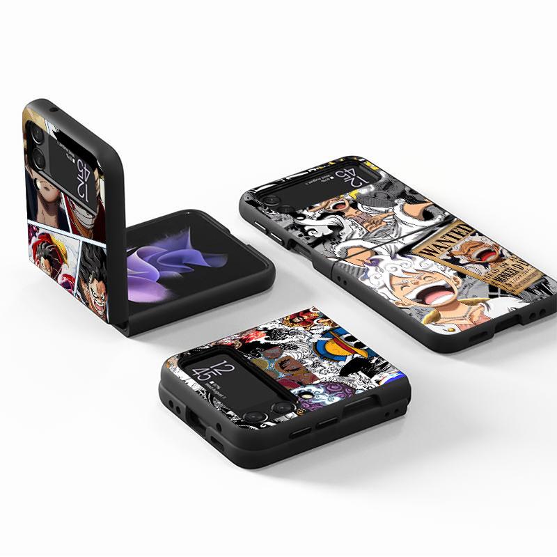 Anime One Pieces Back Cover Phone Case for Samsung Galaxy Z Flip 5 Z Flip 3 Z FLIP 6 Z Flip
