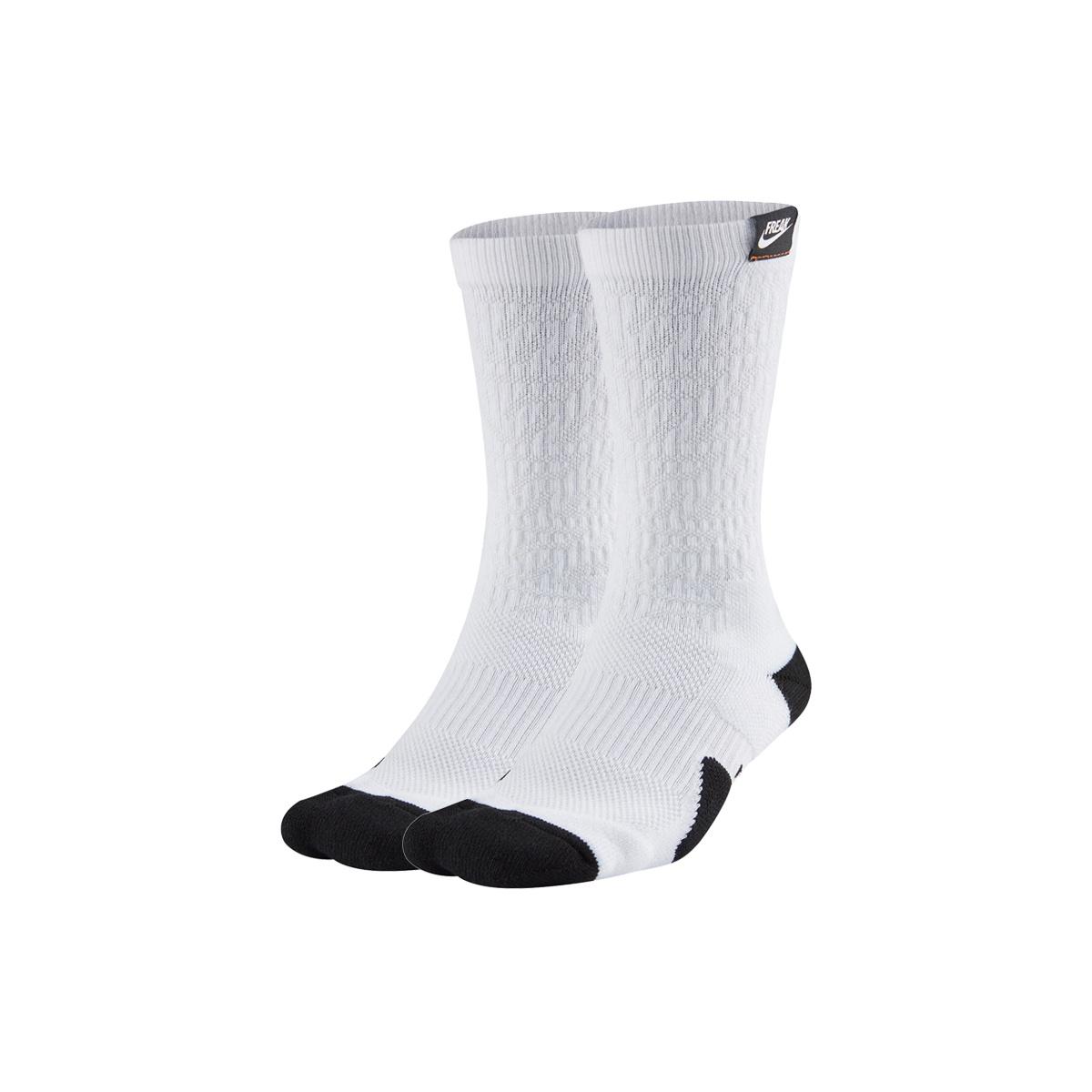 Nike Giannis Nike Elite Basketball Crew Socks White Unisex CK6756-100 L