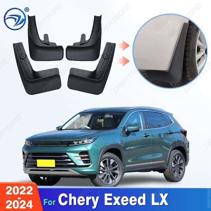 

For Chery Exeed LX 2024 Fender Mudflaps Splash Guards Mudguards Mud Flaps car Accessories 2022