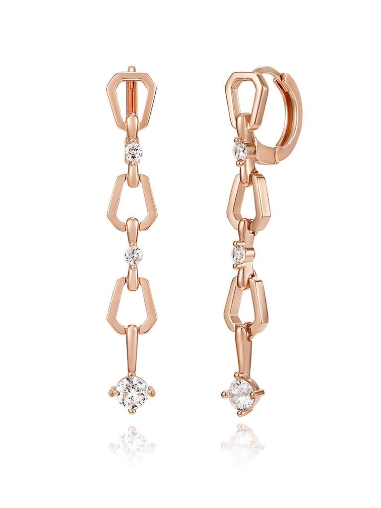 14K Stick Drop One-Touch Earrings (Gold Filled) C24EGF125