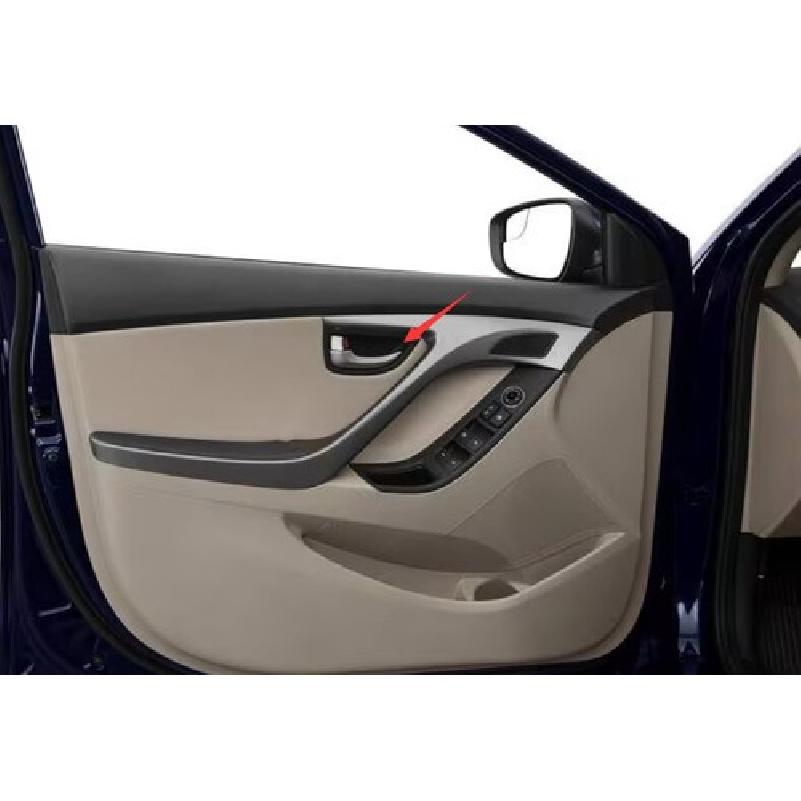 For Hyundai Elantra 2011-2016 Carbon Fiber Real Inner Door Bowl Sticker Trim 4X