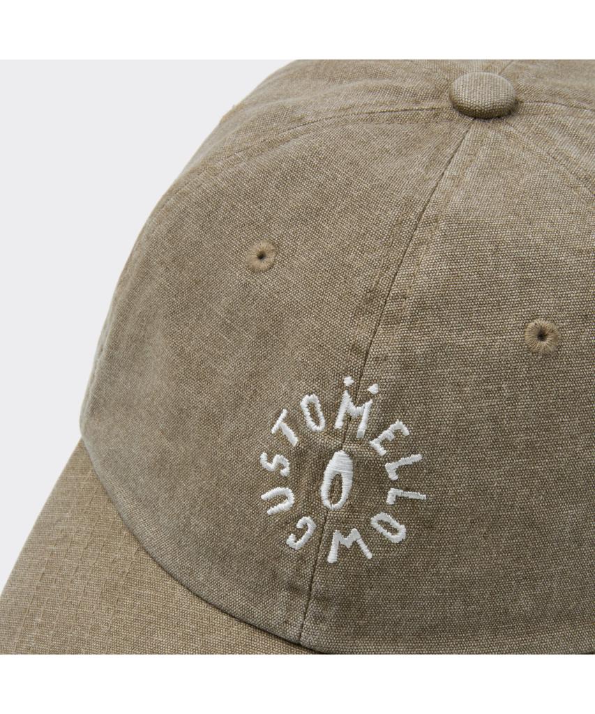 Keoseuuteommellou Beige Washed Denim Logo Cap Carax26103Bex