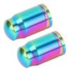 2 Pack Bike Valve Stem Caps Ti Alloy Dust Proof Heavy Duty Universal Bike Tire Valve Stem Cap Cover for Mountain Road