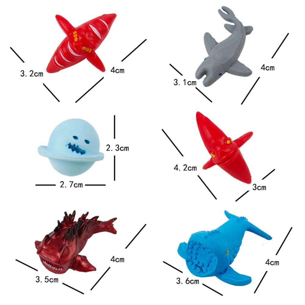 24pcs/set Deep Sea Monster Action Figures Sea Creatures Animal Model Toys