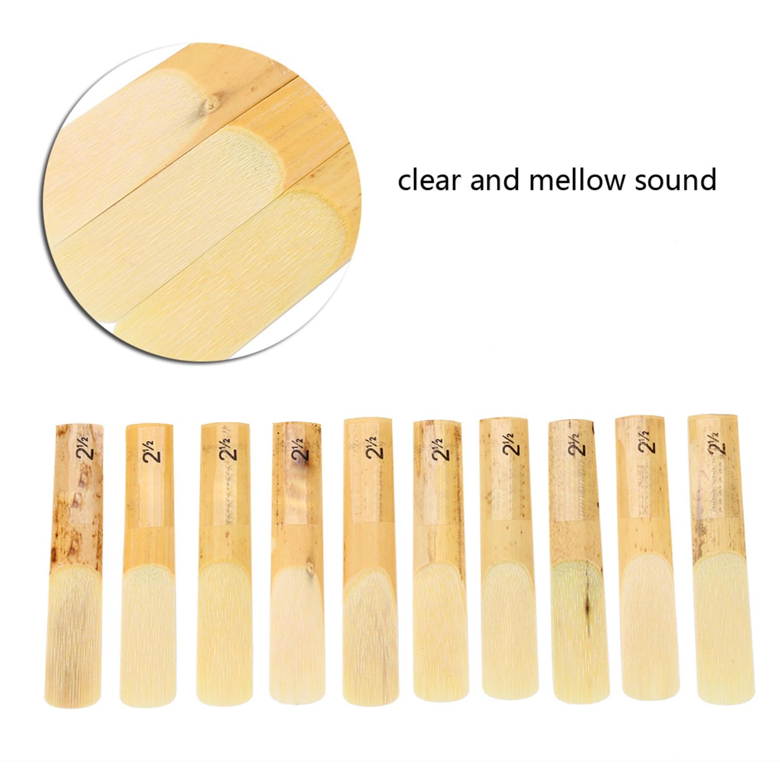 

10 шт. Пластиковые 2,5-дюймовые трости для сопрано-саксофона, запасные части для ремонта тростей, аксессуары для ремонта