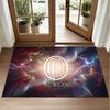 AC Milan Design Crystal Velvet Rug Soft Decorative Mat for Bedroom Entrance