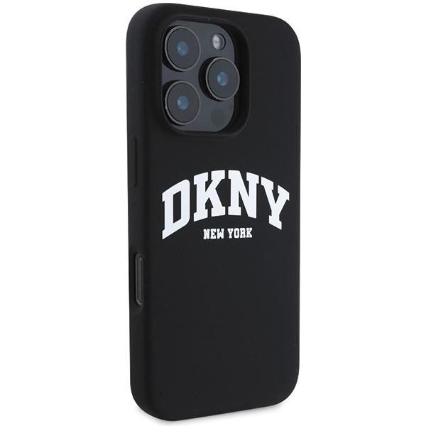 Dkny Dkhmp16Lsnyach Iphone 16 Pro6.3 Czarny/Black Hardcase Silicone White Printed Logo Magsafe