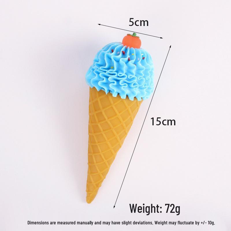 Waffelhörnchen-Modell - Dekorationsobjekt für gefälschtes Eisgeschäft, DIY-Handspielzeug.