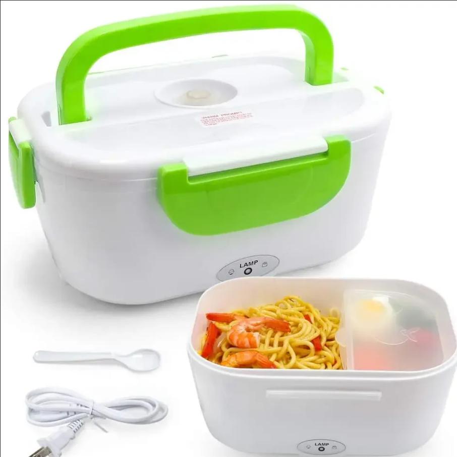Electric Lunch Box Food Heater Warmer Container Stainless Steel Travel Car Work Heating Bento Box 12V 24V 110V 220V US EU Plug