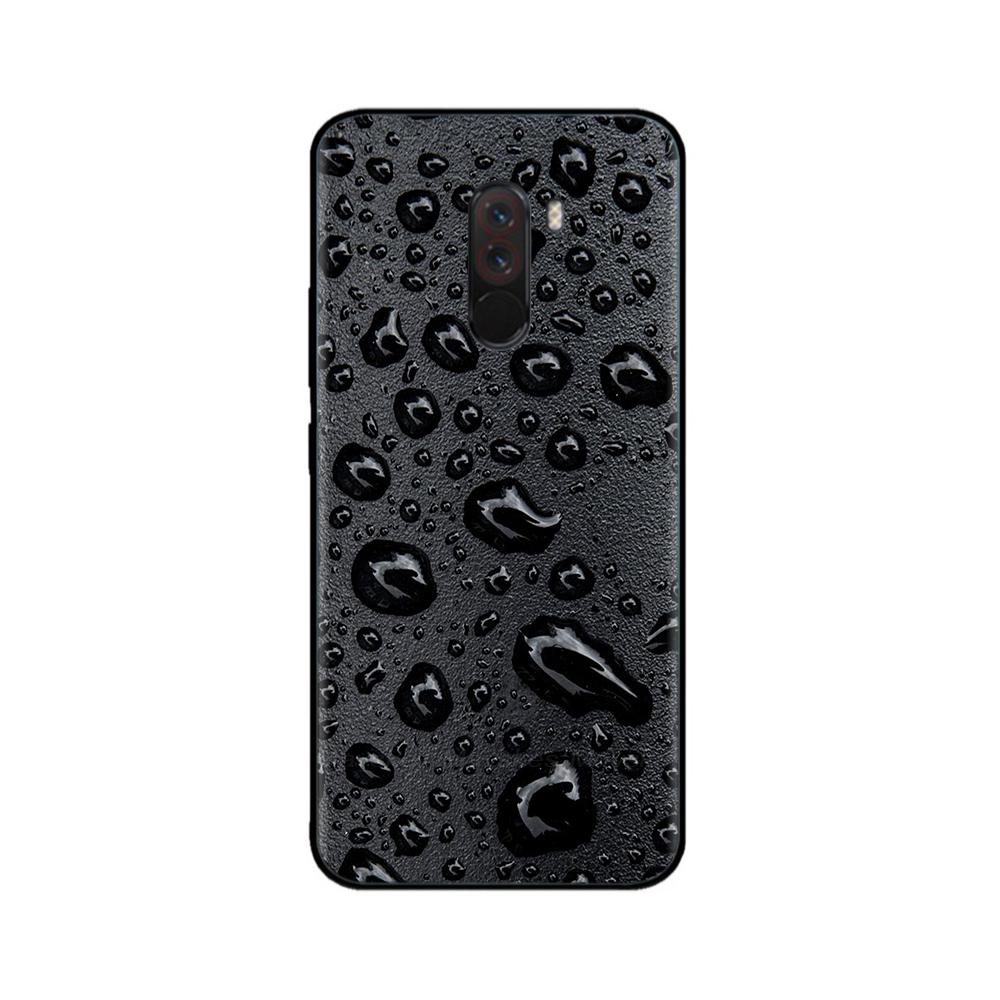 Phone Case For Xiaomi Pocophone F1 Global Case Pocofone F1 Silicone Soft TPU Back Cover For Xiomi Poco F1 Case Black Bumper
