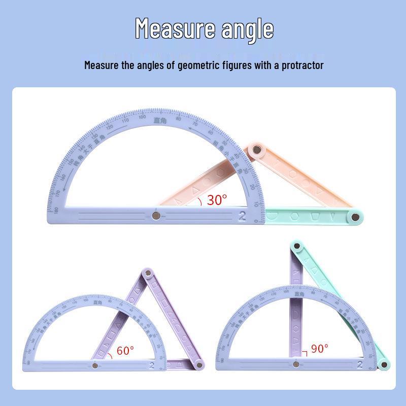 Lower Grade Magnetic Geometric Shapes Set - Parallelogram & Triangle Learning Tools for Elementary Students