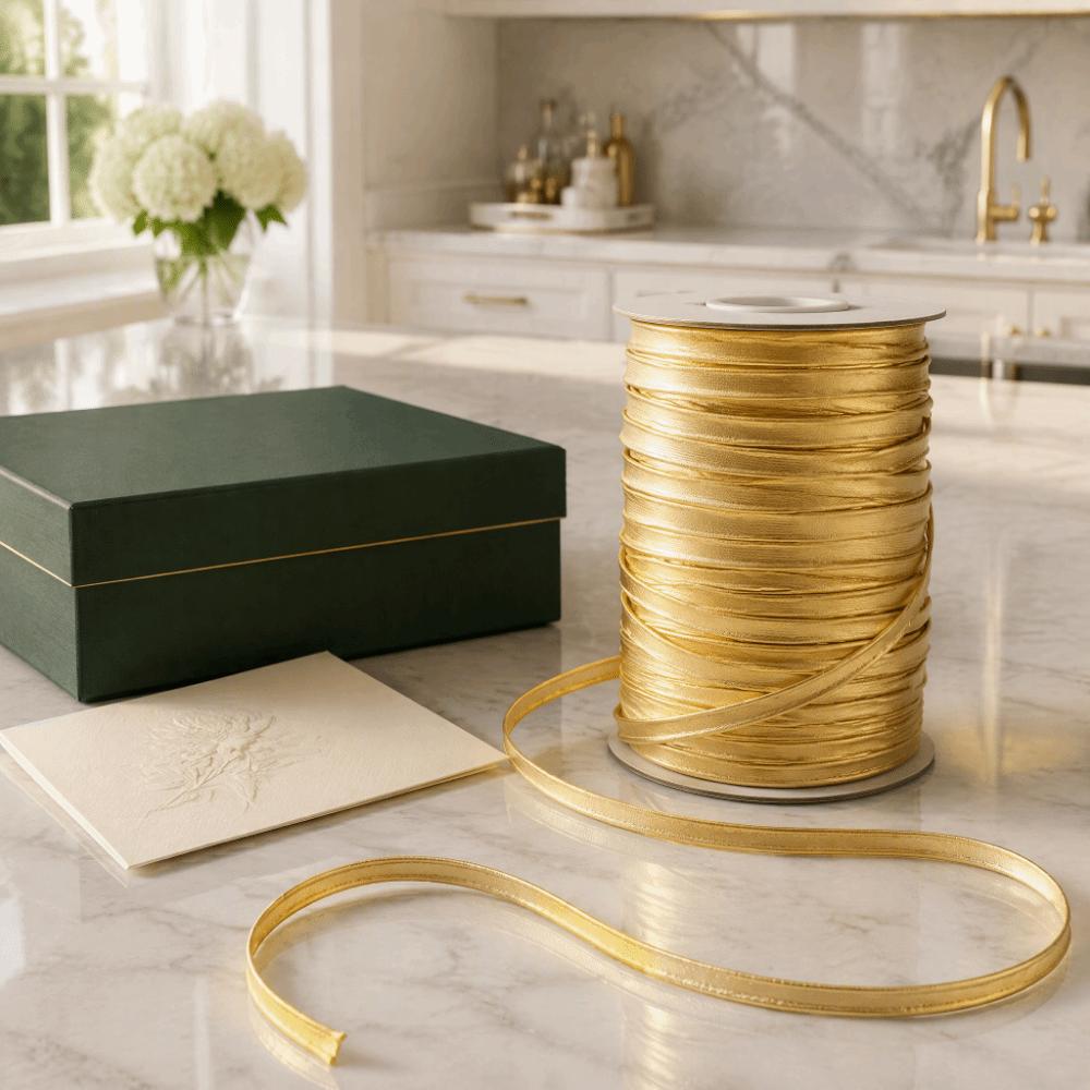 70yd Length Edging Braid Gold Color Binding Tape Practical Sewing Trims  For Sewing