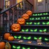 Glow In The Dark Stickers Halloween Demon Eye Wall Stickers, Scary Luminous Ghost Waterproof Fluorescent Decals Eyeball Decals, Self-Adhesive