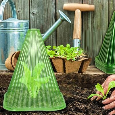 10Pcs Plant Cover Reusable Light Translucent Transparent Anti-frost Greenhouse Bell Plants Garden Clothes Yard Supplies