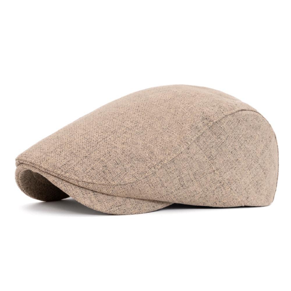 Breathable Duckbill Hats Plain Design Flat Hats Curved Brimmed Hat Forward Hat  Autumn